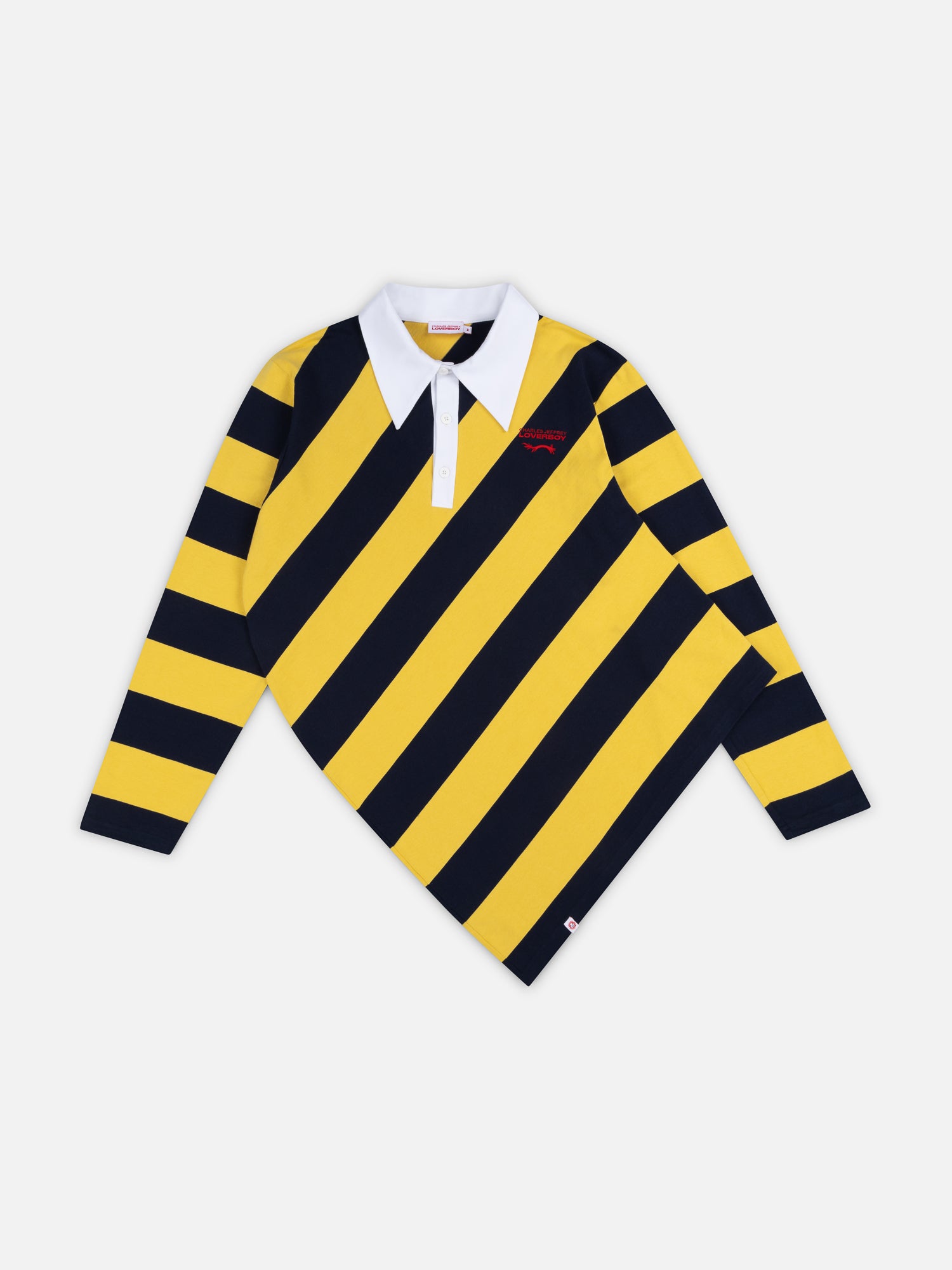 TOPSY TURVY POLO in YELLOW NAVY - Image 5